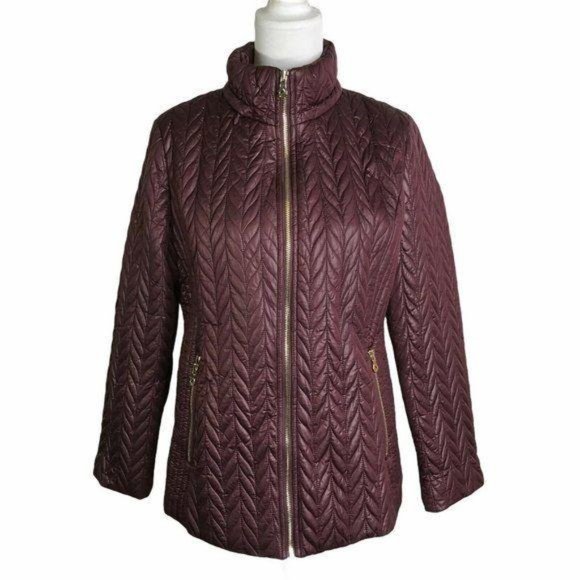 Kate Spade New York Purple Water Resistant Jacket - Picture 2 of 12